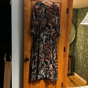 COPY - Vilagallo long dress silk with silk lining